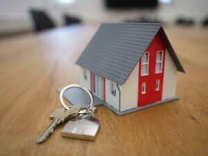Image of home with a key