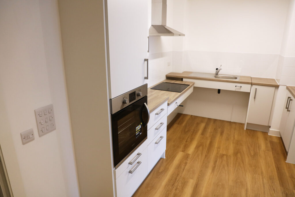 Fully accessible kitchen